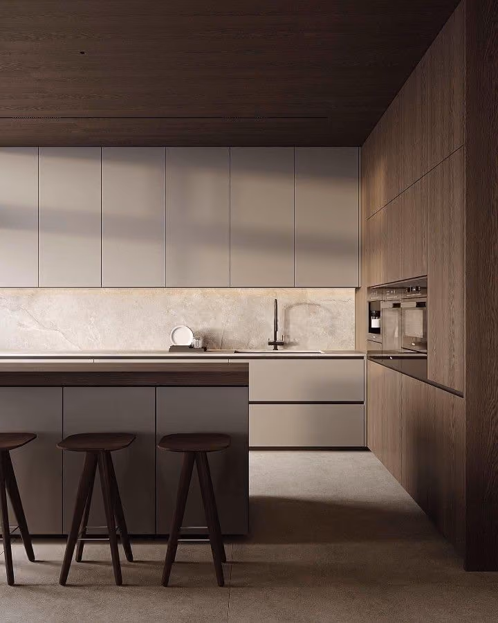 Hampstead kitchen CGI visualisation